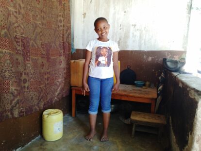 New student Lydia at her home