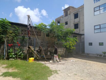 The new water borehole