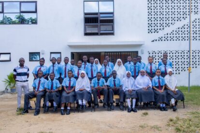 The new year 10 students outside the Bombolulu Educational Centre